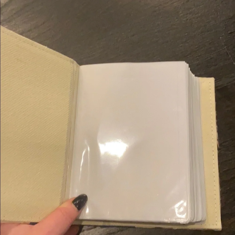 3/$20 - New linen picture holder book 50 slots